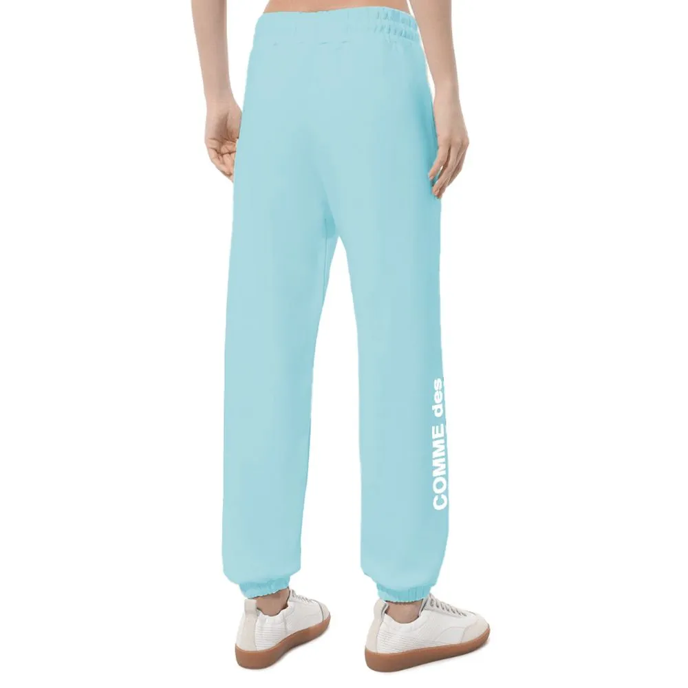 Comme Des Fuckdown Blue Cotton Women Sweatpant sold by Siebentaschen product image thumbnail 2
