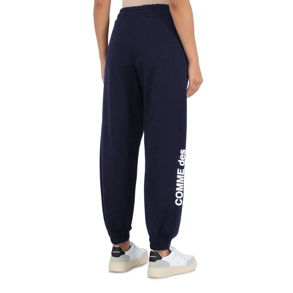 Comme Des Fuckdown Blue Cotton Women Sweatpants sold by Siebentaschen product image thumbnail 2