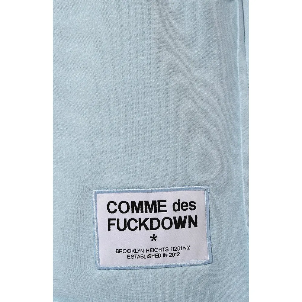 Comme Des Fuckdown Blue Cotton Short sold by Siebentaschen product image thumbnail 4