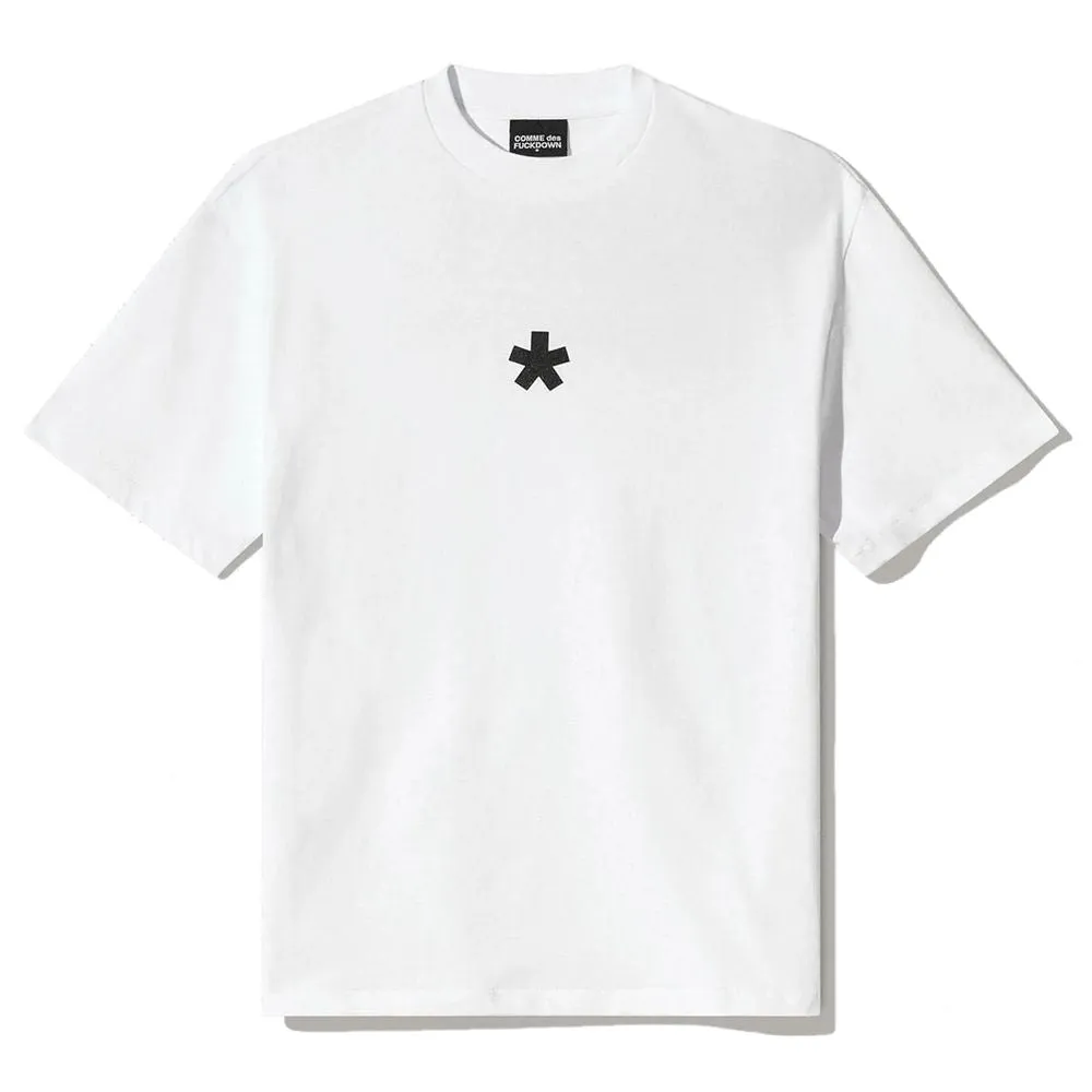 Comme Des Fuckdown White Cotton Women T-Shirt sold by Siebentaschen