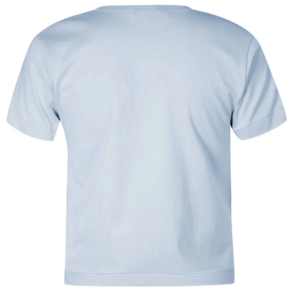 Comme Des Fuckdown Blue Cotton Women T-Shirt sold by Siebentaschen product image thumbnail 2