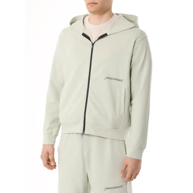 Hinnominate Green Cotton Men's Hoodie sold by Siebentaschen