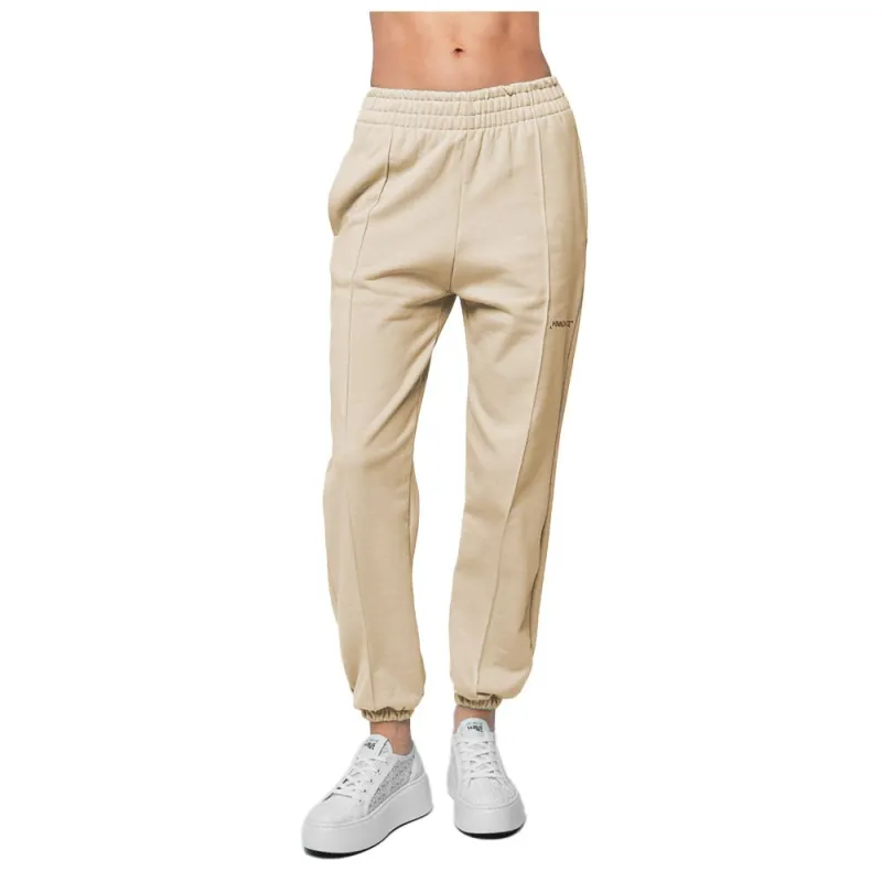 Hinnominate Beige Cotton Women Sweatpant sold by Siebentaschen