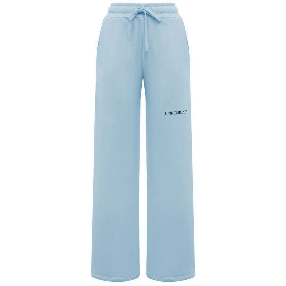 Hinnominate Blue Cotton Women Palazzo Pants sold by Siebentaschen
