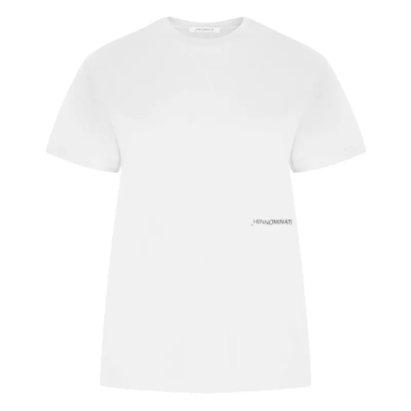 Hinnominate White Cotton Women T-Shirt sold by Siebentaschen