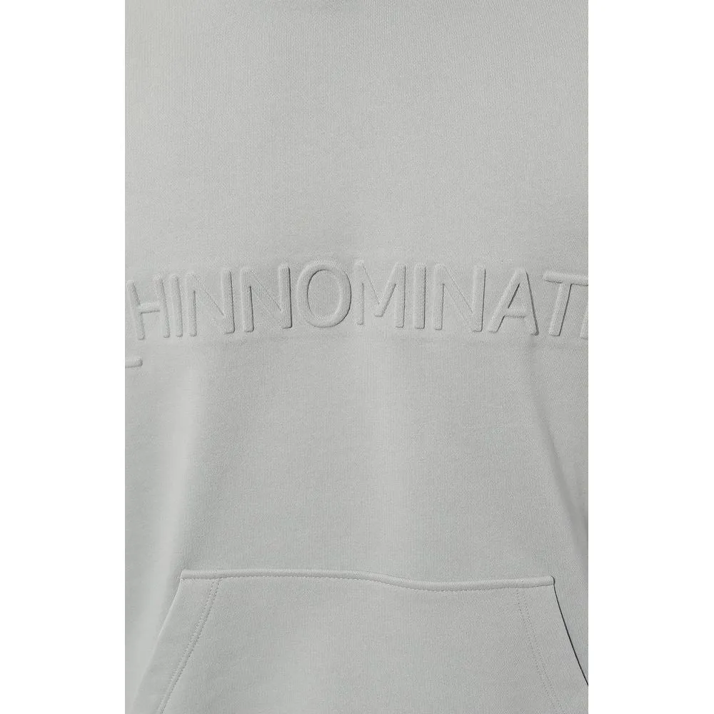Hinnominate Gray Cotton Men Hoodie sold by Siebentaschen product image thumbnail 3
