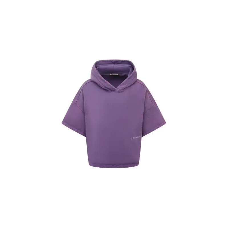 Hinnominate Purple Cotton Women Hoodie sold by Siebentaschen