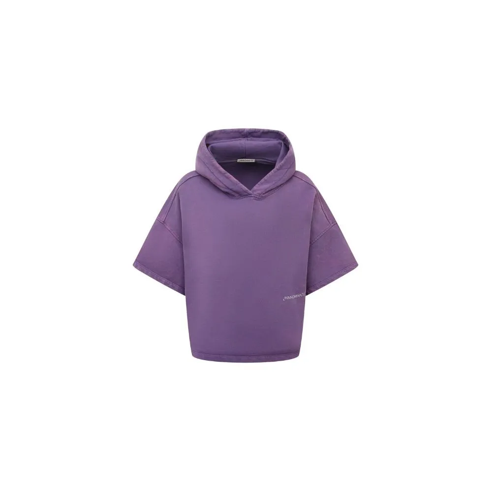 Hinnominate Purple Cotton Women Hoodie sold by Siebentaschen