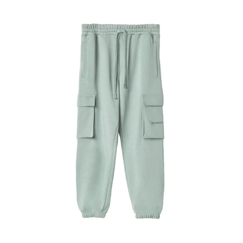 Hinnominate Gray Cotton Men Cargo Pant sold by Siebentaschen