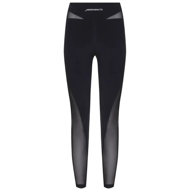 Hinnominate Black Polyamide Women Legging sold by Siebentaschen