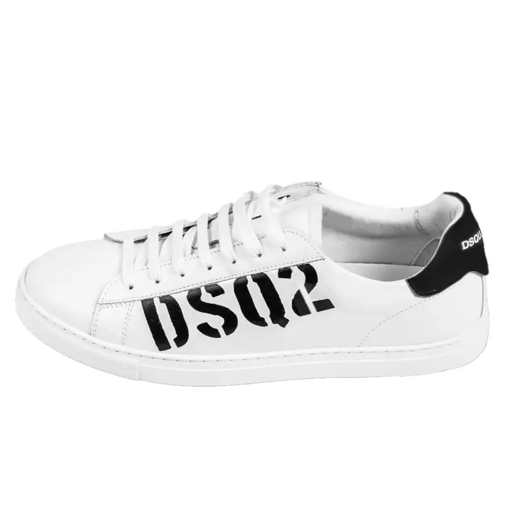 Dsquared² White Calfskin Sneaker sold by Siebentaschen product image thumbnail 2