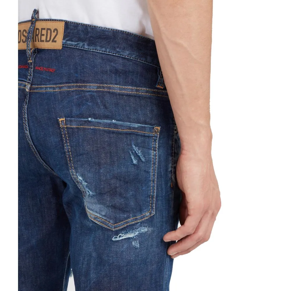 Dsquared² Blue Cotton Men Jeans sold by Siebentaschen product image thumbnail 4