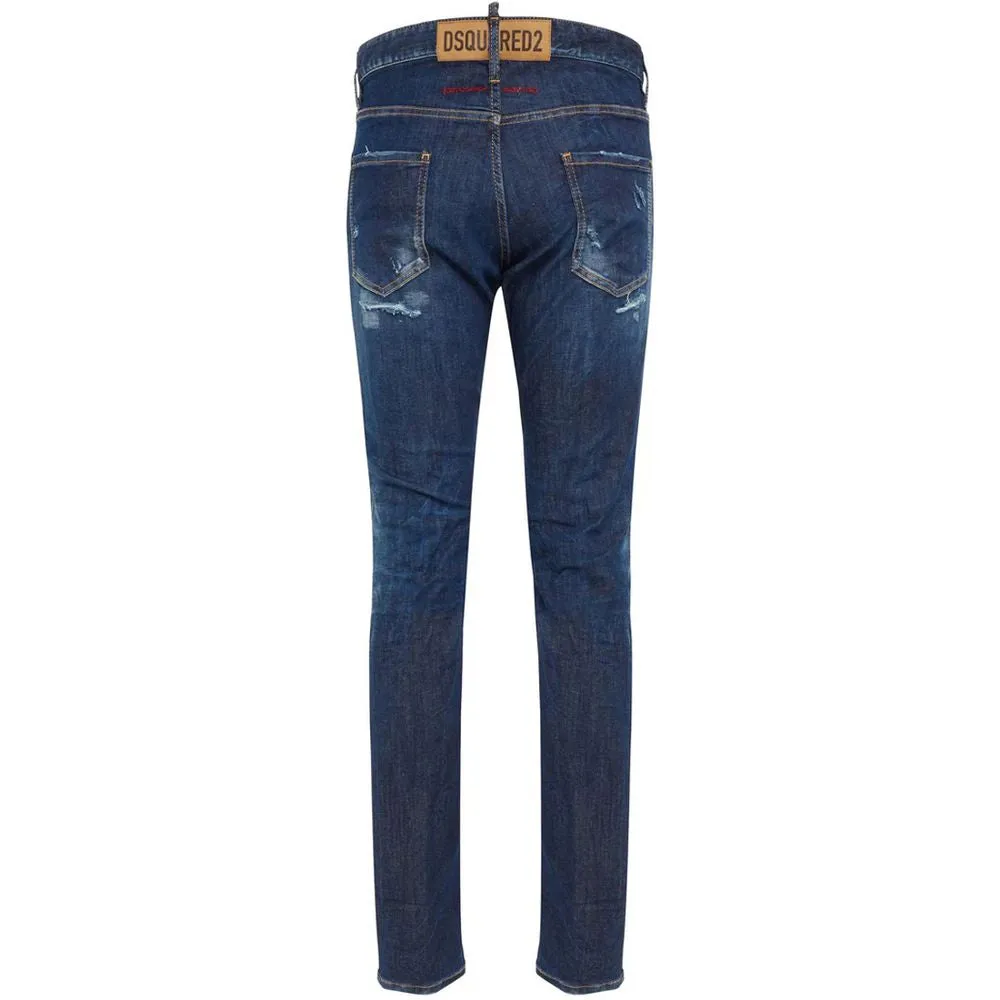 Dsquared² Blue Cotton Men Jeans sold by Siebentaschen product image thumbnail 2