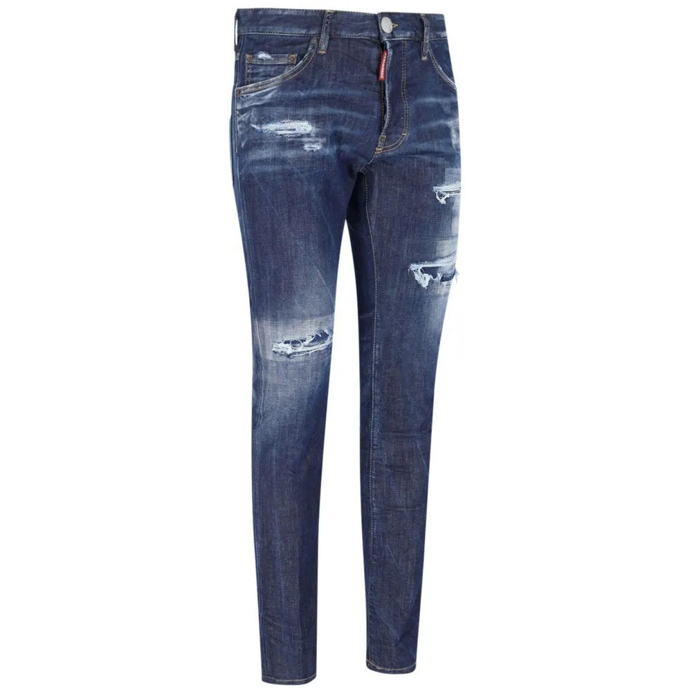 Dsquared² Blue Cotton Men Jeans sold by Siebentaschen product image thumbnail 3