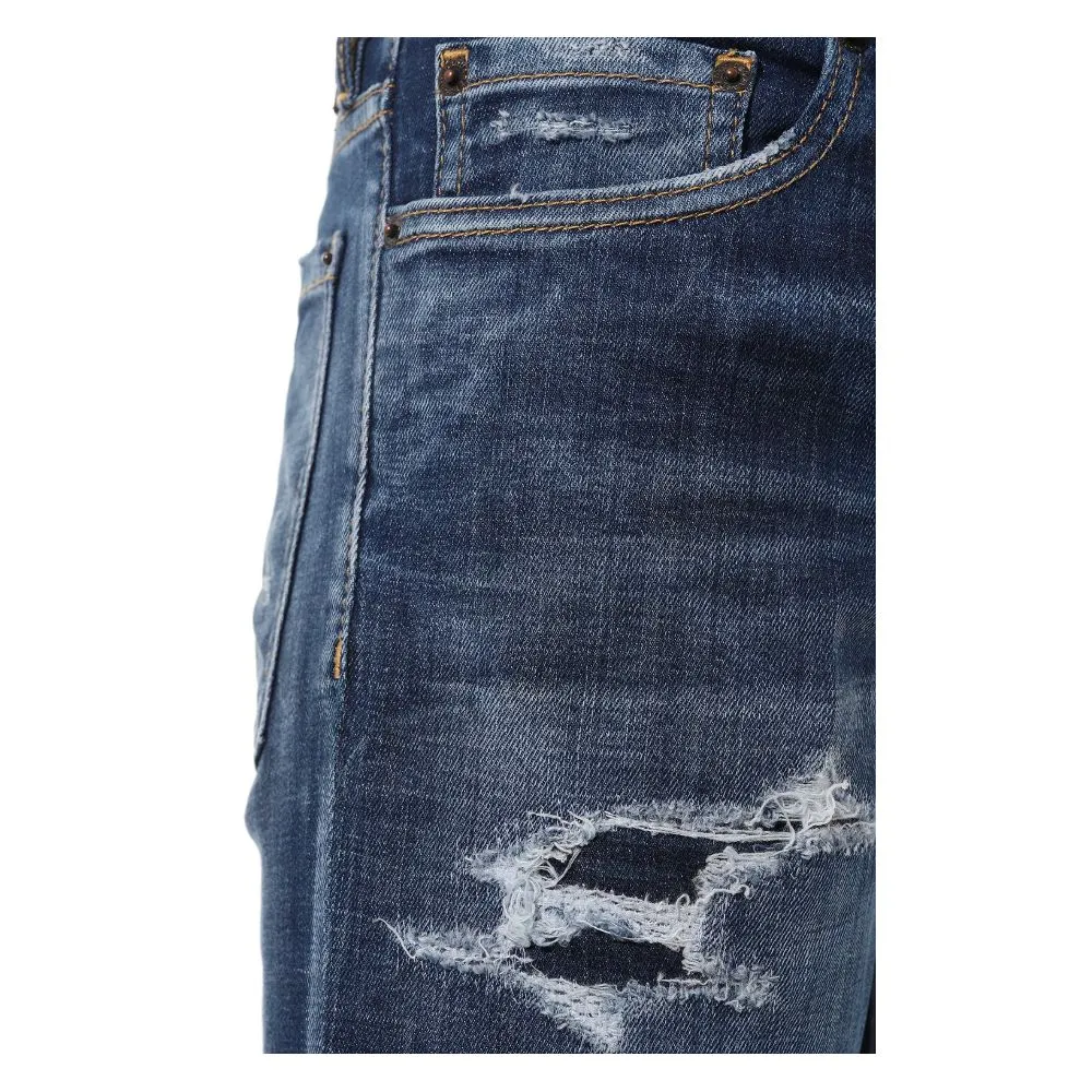 Dsquared² Blue Cotton Men Slim Jean sold by Siebentaschen product image thumbnail 4