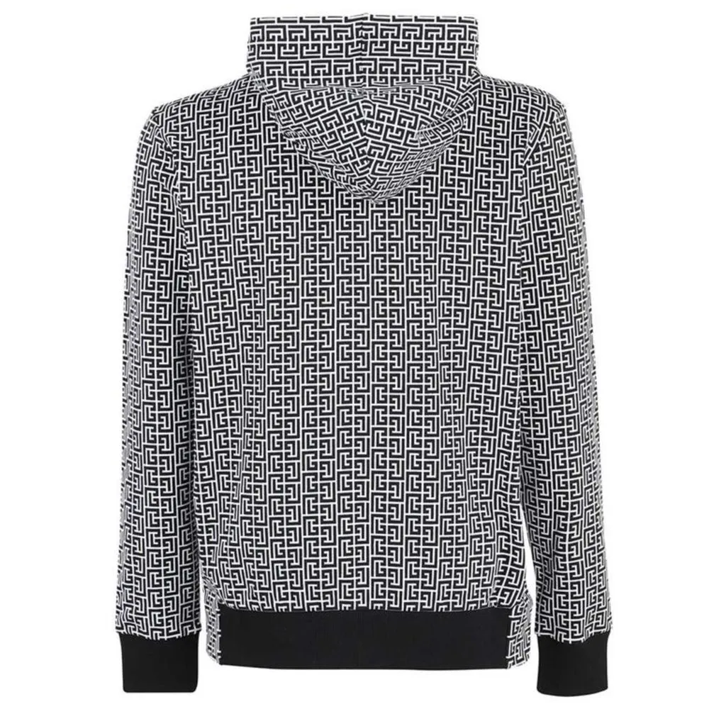 Balmain Black Cotton Men's Sweater sold by Siebentaschen product image thumbnail 2