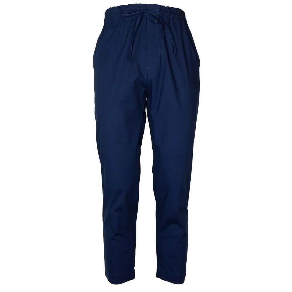 Alpha Studio Blue Cotton Men Pants sold by Siebentaschen