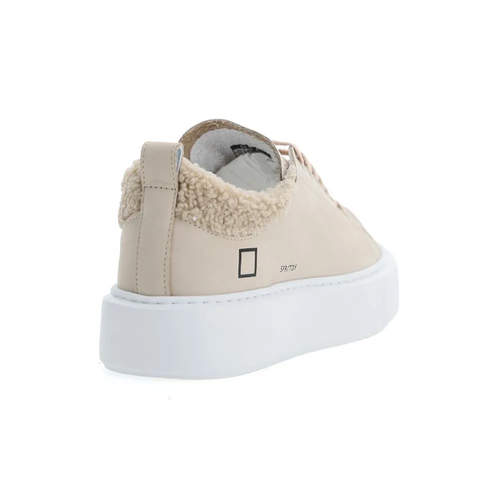 D.A.T.E Beige Leather Sneaker sold by Siebentaschen product image thumbnail 3