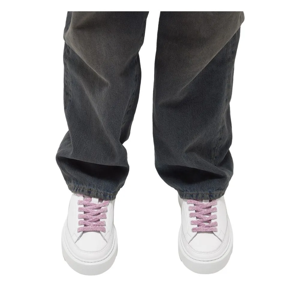 D.A.T.E Beige Leather Sneaker sold by Siebentaschen product image thumbnail 4