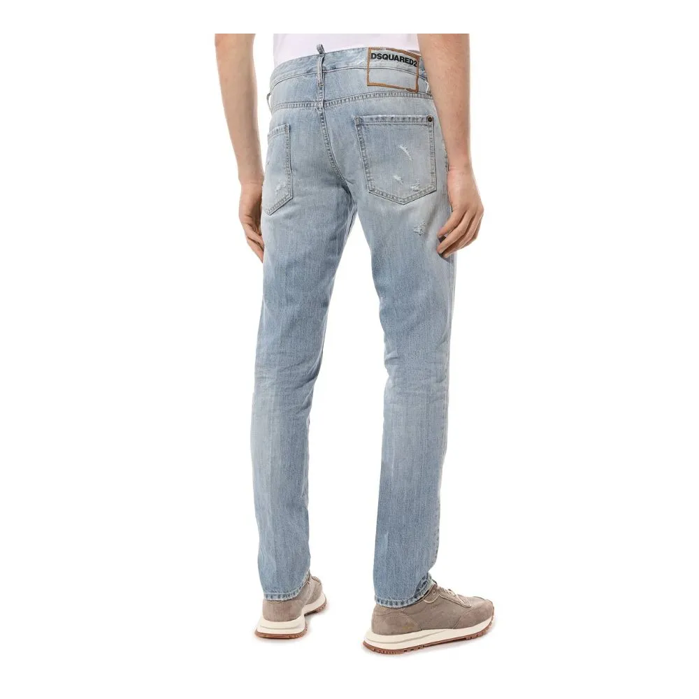 Dsquared² Blue Cotton Men Jeans sold by Siebentaschen product image thumbnail 2
