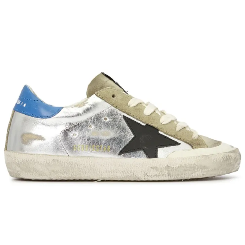 Golden Goose Gray Calfskin Sneaker sold by Siebentaschen