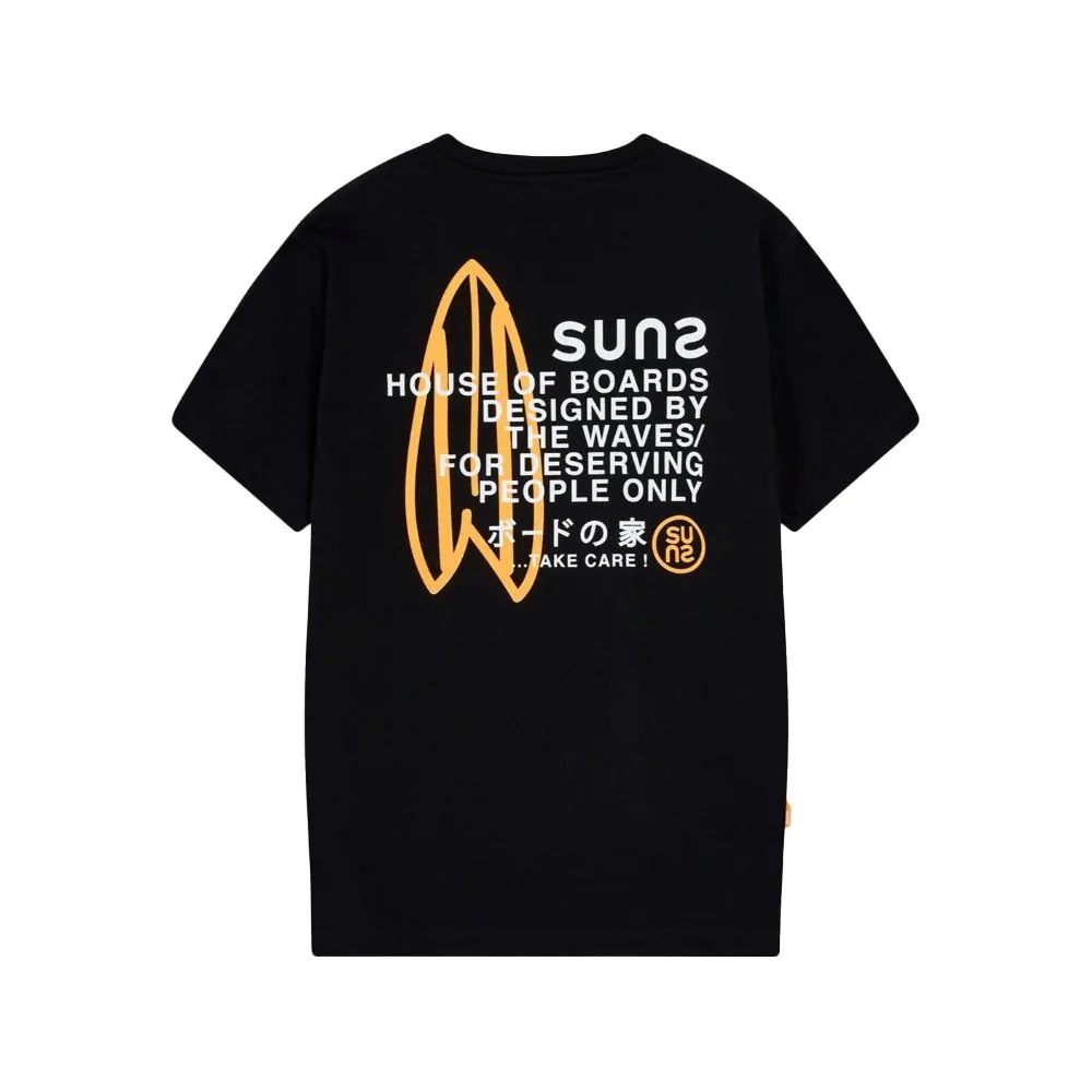 Suns Black Cotton T-Shirt sold by Siebentaschen product image thumbnail 2