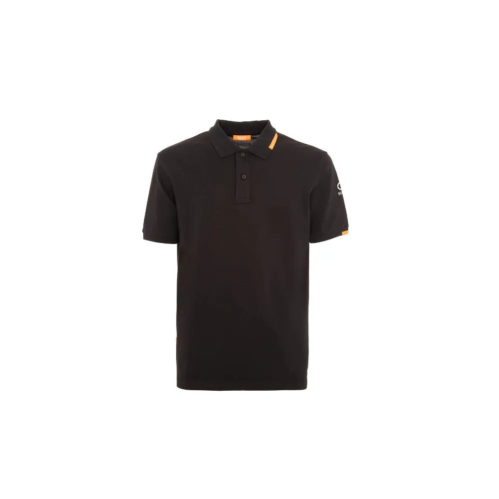 Suns Black Cotton Polo Shirt sold by Siebentaschen product image thumbnail 3