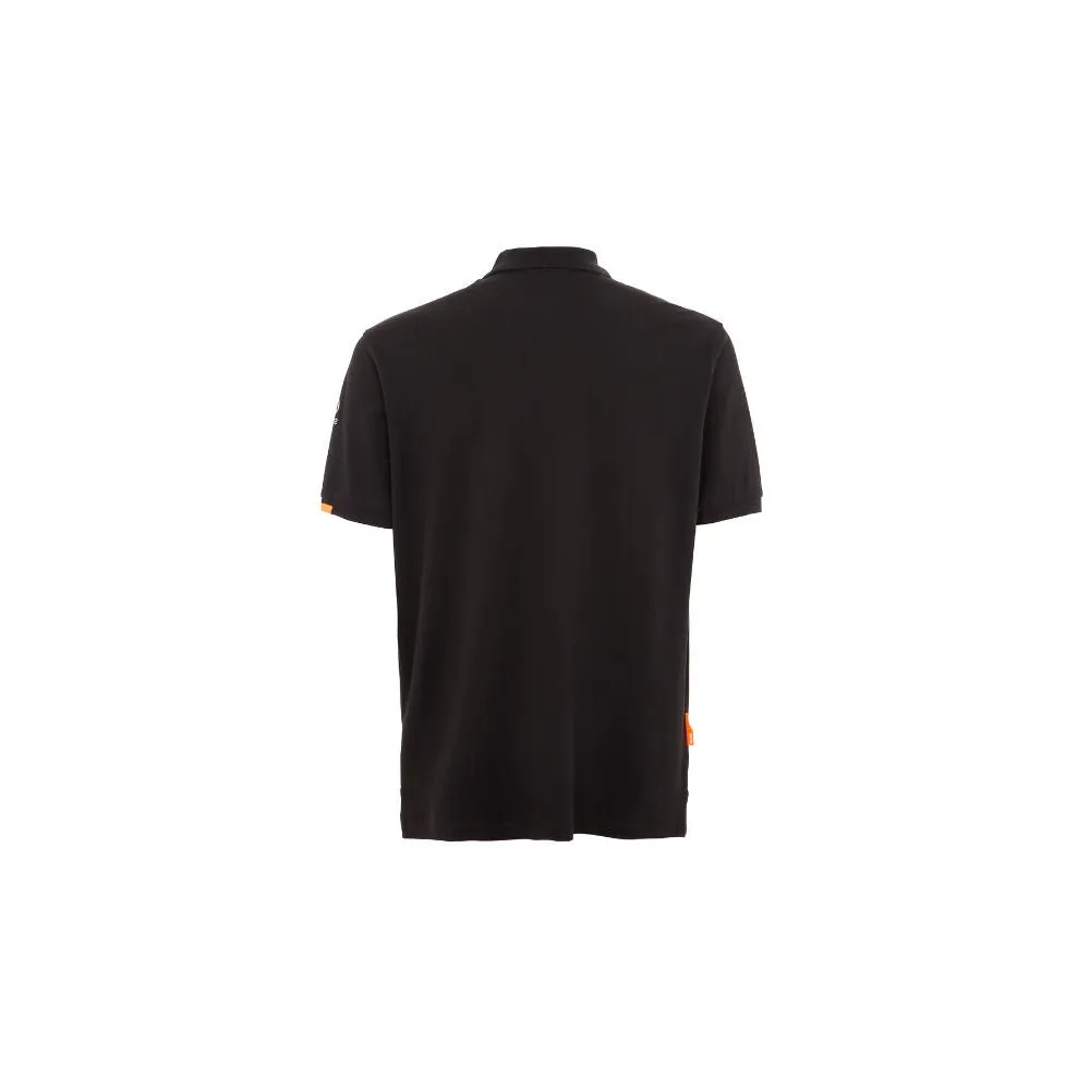 Suns Black Cotton Polo Shirt sold by Siebentaschen product image thumbnail 2