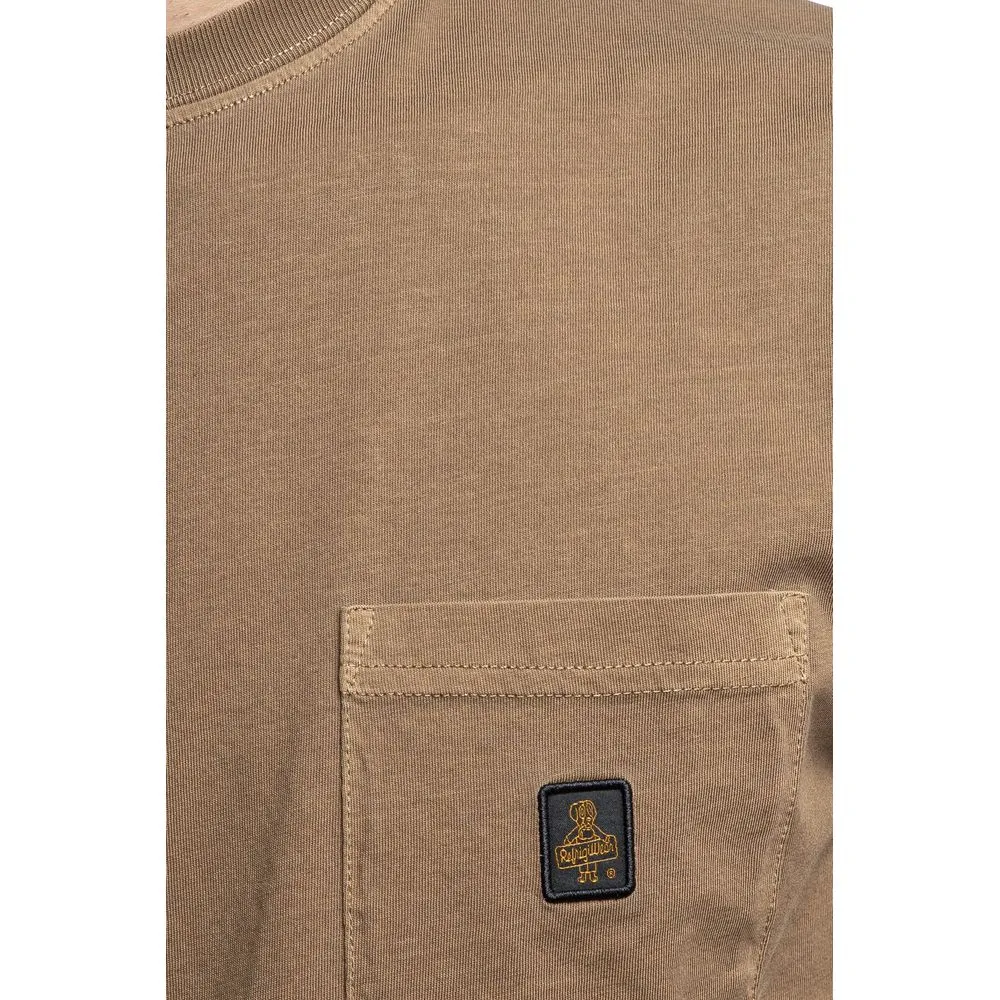Refrigiwear Brown Cotton T-Shirt sold by Siebentaschen product image thumbnail 4