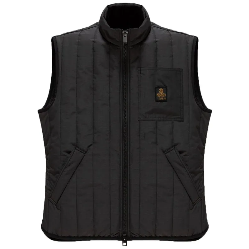 Refrigiwear Black Polyester Men's Quilted Vest sold by Siebentaschen