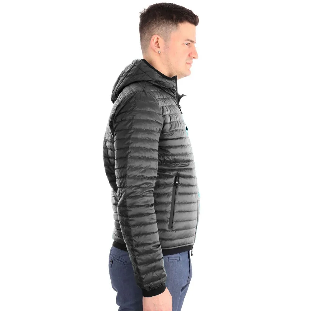 Refrigiwear Gray Nylon Men Jacket sold by Siebentaschen product image thumbnail 3