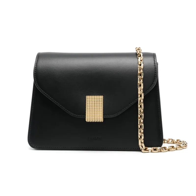 Lanvin Black Leather Handbag sold by Siebentaschen