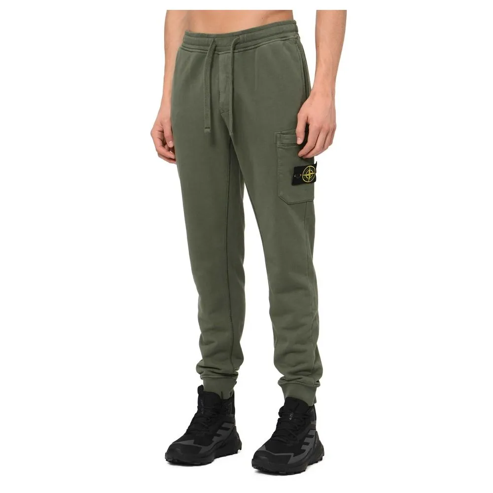 Stone Island Green Cotton Men's Tracksuit Pant sold by Siebentaschen