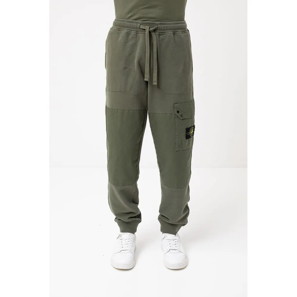 Stone Island Green Cotton Men's Tracksuit Pant sold by Siebentaschen product image thumbnail 3