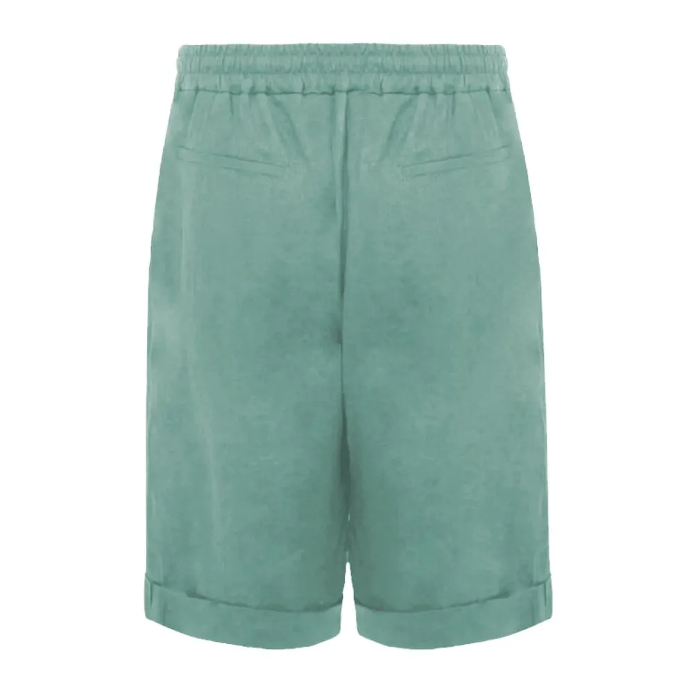 Alpha Studio Green Linen Short sold by Siebentaschen product image thumbnail 2