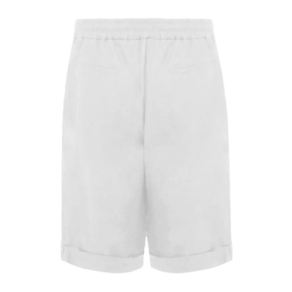 Alpha Studio White Linen Short sold by Siebentaschen product image thumbnail 2