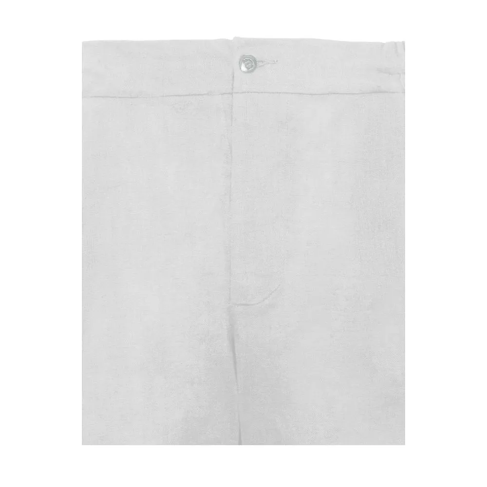 Alpha Studio White Linen Short sold by Siebentaschen product image thumbnail 3