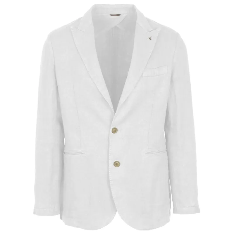 AT.P.CO White Linen Blazer sold by Siebentaschen