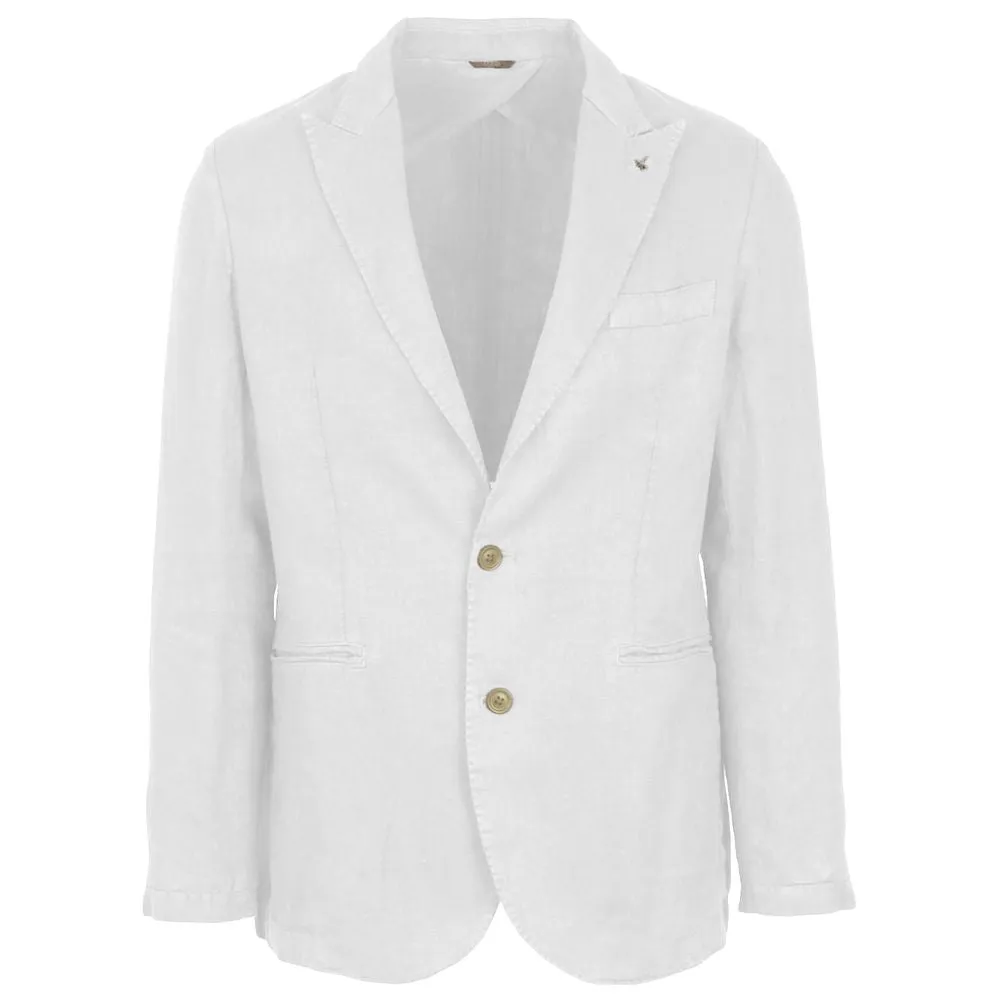 AT.P.CO White Linen Blazer sold by Siebentaschen