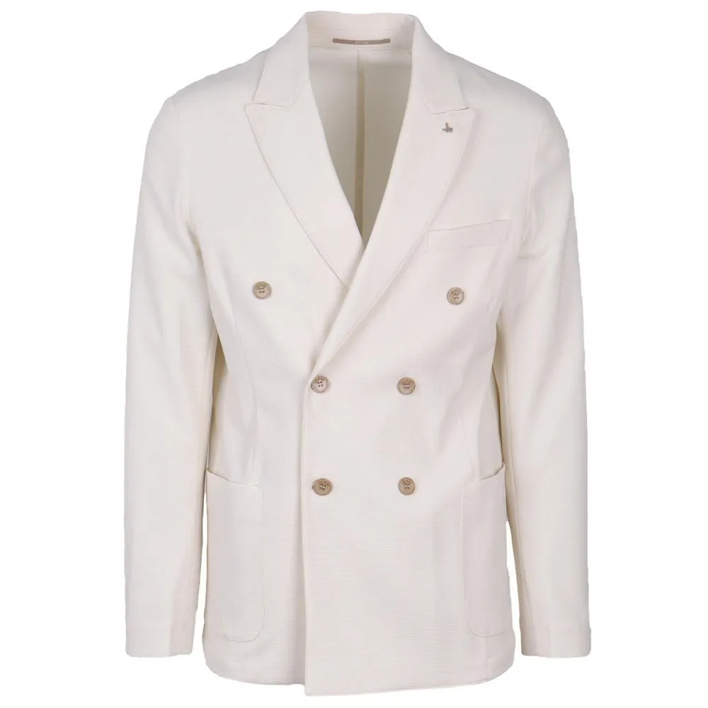 AT.P.CO White Polyester Blazer sold by Siebentaschen
