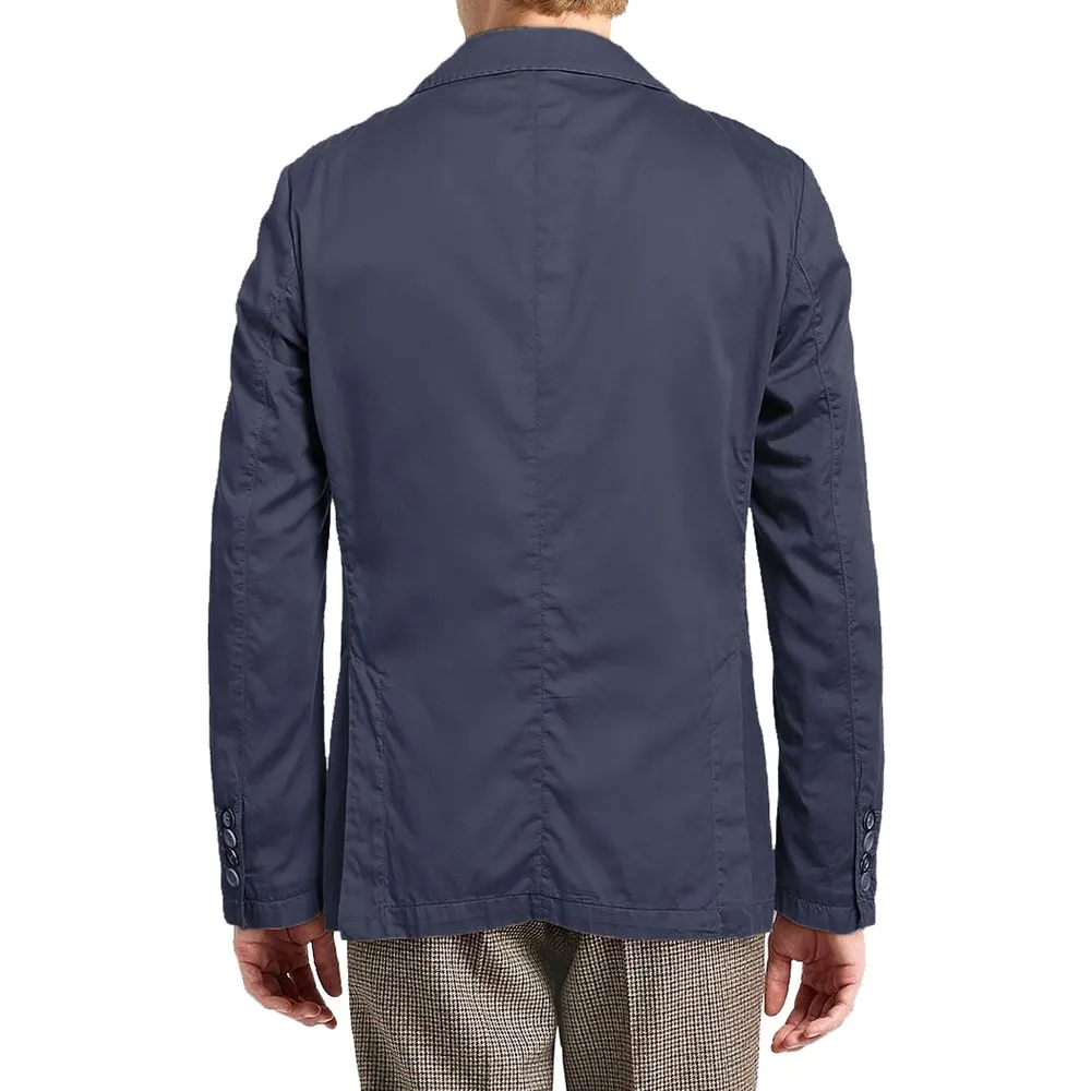 AT.P.CO Blue Cotton Blazer sold by Siebentaschen product image thumbnail 2