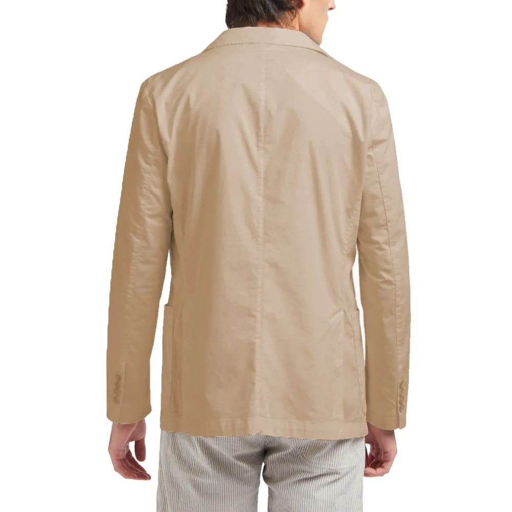 AT.P.CO Beige Cotton Blazer sold by Siebentaschen product image thumbnail 2