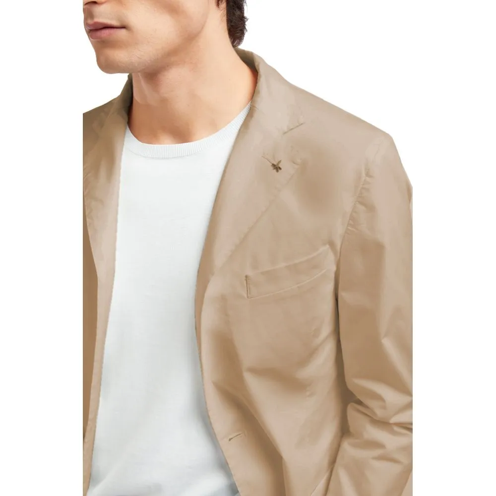 AT.P.CO Beige Cotton Blazer sold by Siebentaschen product image thumbnail 3