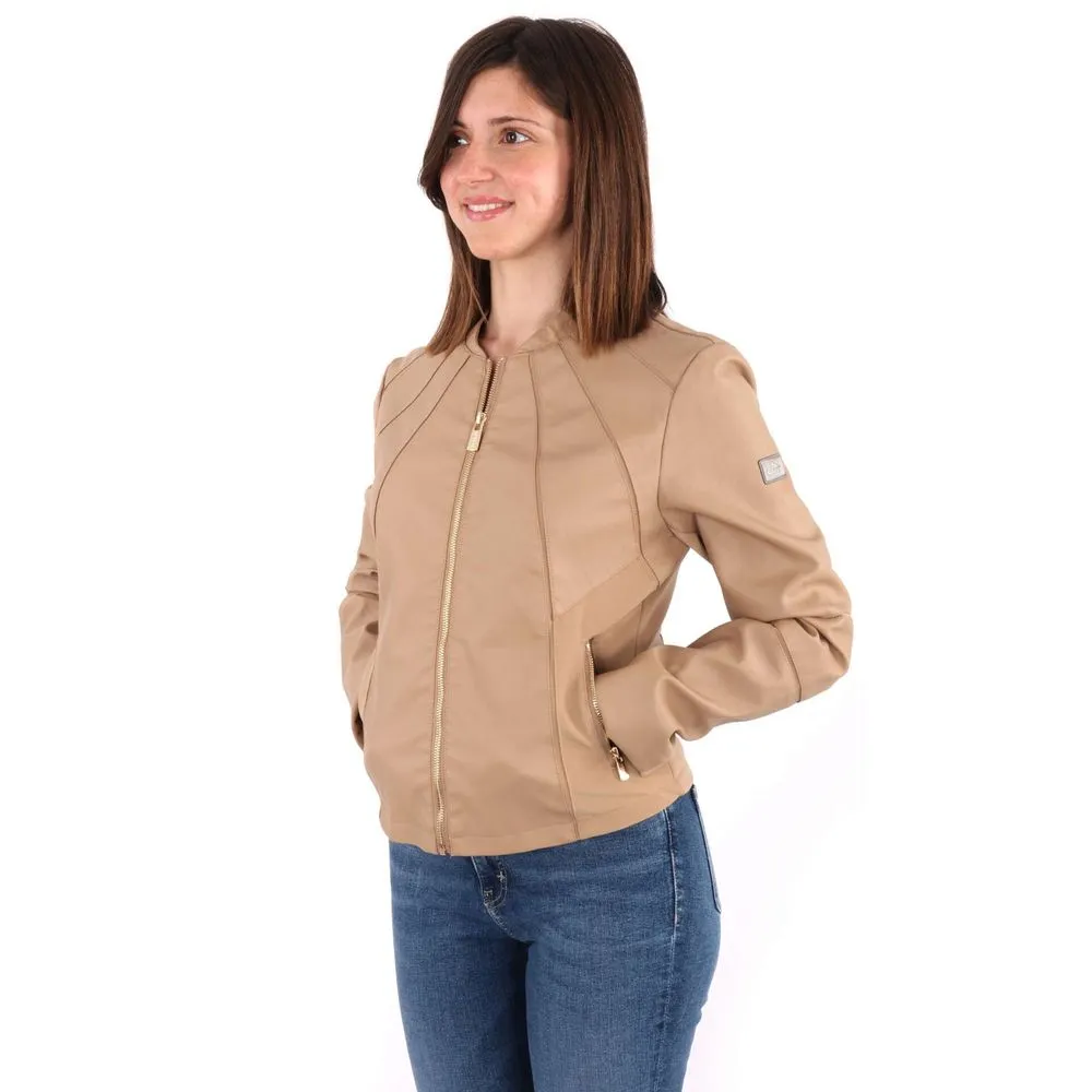 Yes Zee Beige Polyethylene Jackets & Coat sold by Siebentaschen product image thumbnail 3