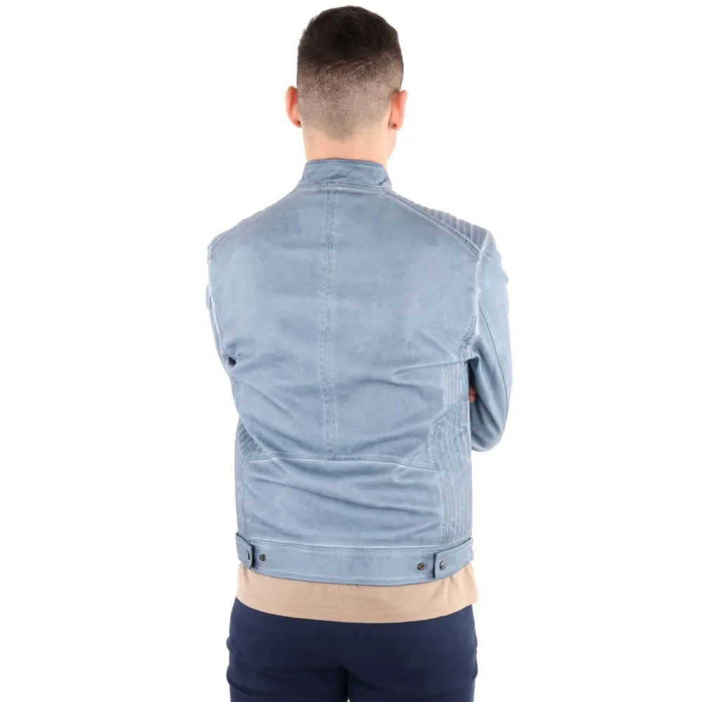 Yes Zee Blue Polyethylene Men Jacket sold by Siebentaschen product image thumbnail 2