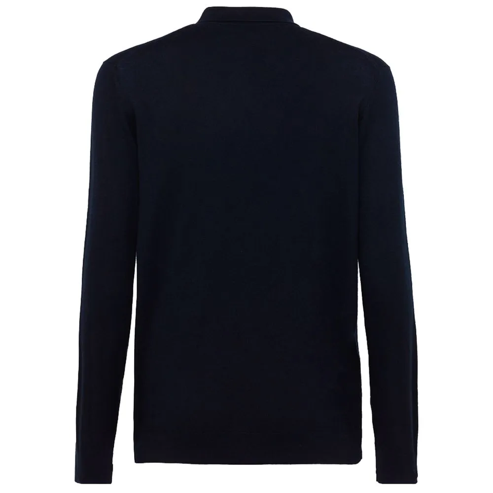 Alpha Studio Blue Cotton Shirt sold by Siebentaschen product image thumbnail 2