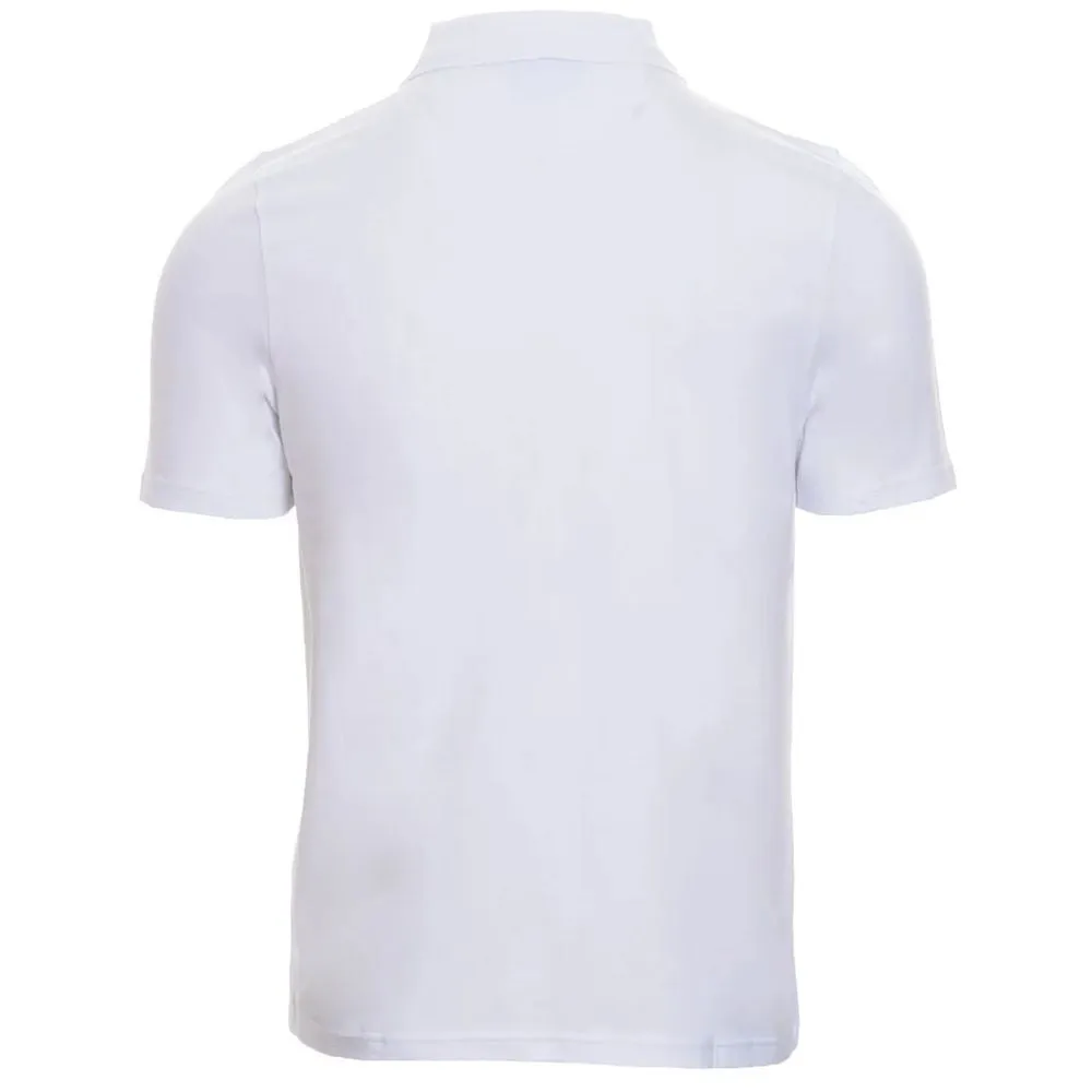 Alpha Studio White Cotton Polo Shirt sold by Siebentaschen product image thumbnail 2