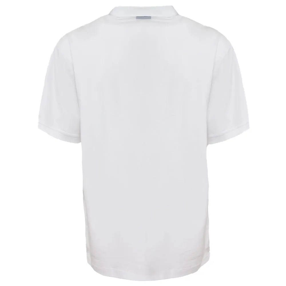 People Of Shibuya White Cotton Polo Shirt sold by Siebentaschen product image thumbnail 2