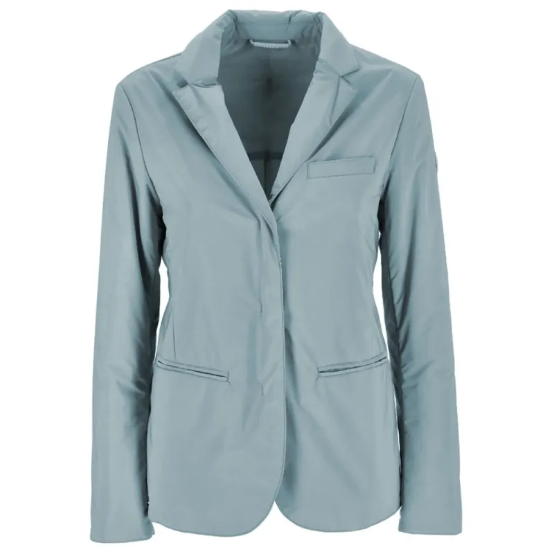 People Of Shibuya Light Blue Polyester Women Jacket sold by Siebentaschen