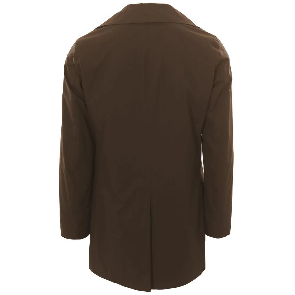 People Of Shibuya Brown Recycled Polyester Men Jacket sold by Siebentaschen product image thumbnail 2